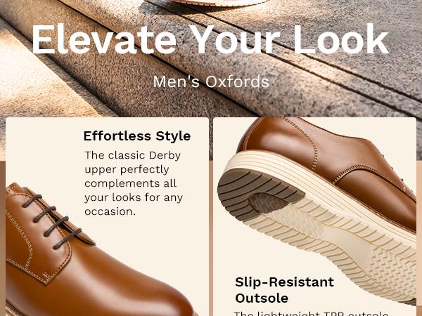 Bruno Marc Men's Crossflex Casual Dress Shoes Business Formal Oxfords SpringStatements