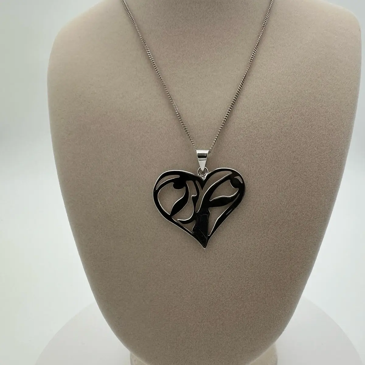 Palestine Soul of My Soul Heart Necklace - Fashion Accessory Sterling Sillver