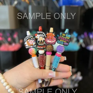 CHOOSE ON LIVE- beaded pens, bow pens, and focal only option.