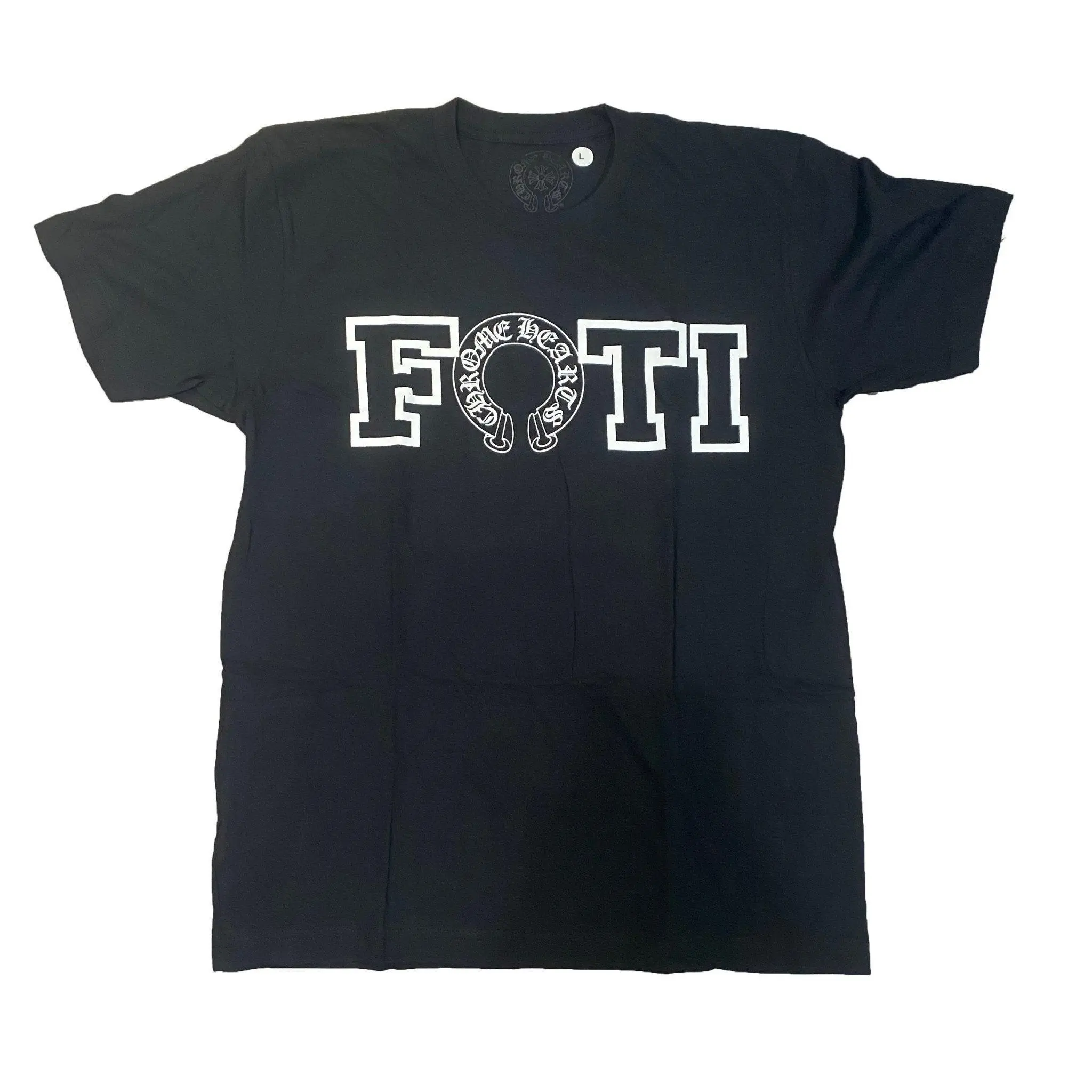 Men's Chrome Hearts FOTI Zodiac Print Short Sleeve T-Shirt - Black Menswear Top, Brand New & Original, 100% Authentic, Unisex Fit, Casual Streetwear, Graphic, XL, All-Season