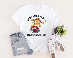 Garfield I Haven’t Lost My Virginity Because I Never Lose Vintage T-Shirt, Garfield Shirt, Garfield Cat Shirt, Gift For Father's Day Shirt