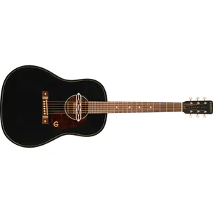 Gretsch Deltoluxe Dreadnought, Walnut Fingerboard, Tortoiseshell Pickguard, Black Top