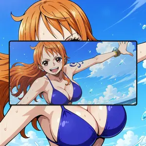 [Sale off up to 65%][Free Ship] Nami (One Piece) Desk Mat | Mouse Pad - 2