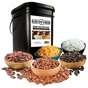 Beans Trio & Rice Kit  (14 pouches, 100 servings)