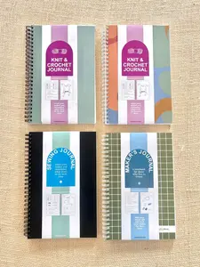 Craft Journal | Makers, Knit & Crochet, & Sewing (Multiple Colors)