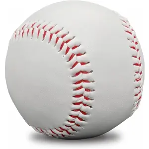 Unmarked Adult Baseball, Blank Standard Practice Ball, Size 9 (22.86 Cm), Ideal for Youth League Training, High School Games, Signing, Training Equipment