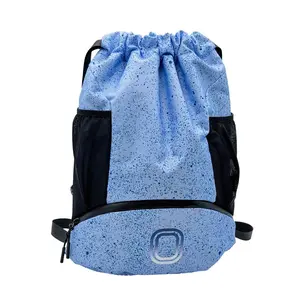 Overtime Elite Cinch Sports Drawstring Bag with Shoe Compartment