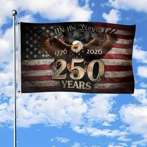 250 Anniversary Usa Flag 3x5 Ft,  American 250th Anniversary Patriotic Design, 1776-2026 Commemorative Flag, Eagle & Liberty Flag Decor