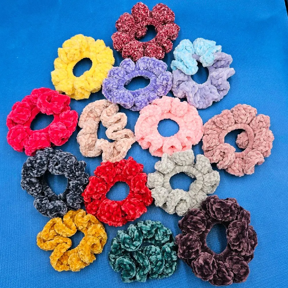 Handmade Crochet Scrunchies 3 pack bundles