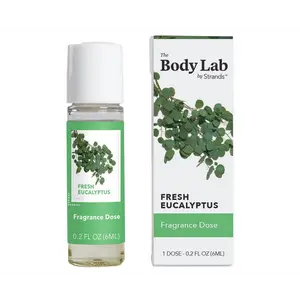The Body Lab Fresh Eucalyptus Scent Vial 0.2 fl. oz - Single Use Perfume, 1 Dose (0.2 fl. oz) - Convenient for Home or Travel Use