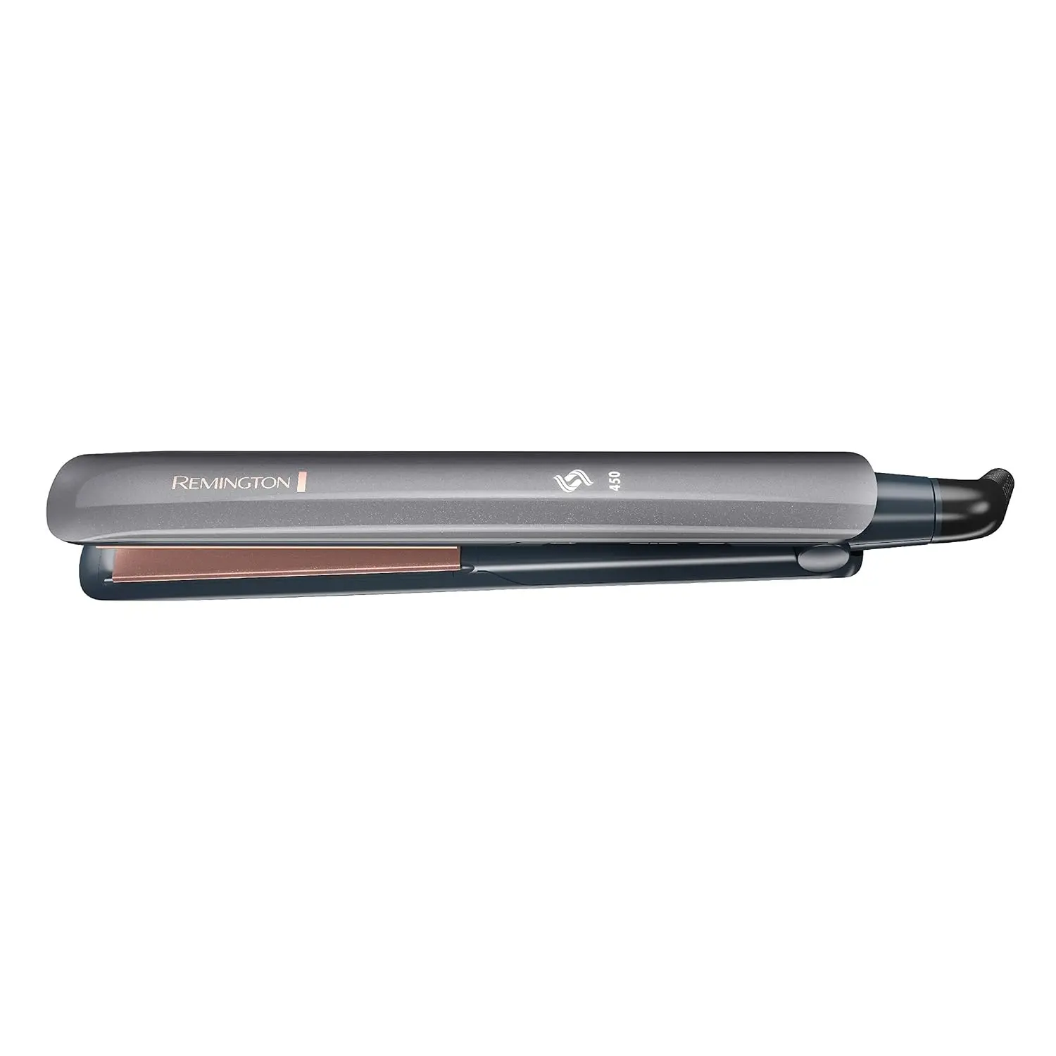 Remington S8598 Smartpro Straightener, Grey, 1 Count | 3X Less Damage for Healthy Styling, 1" Ceramic Floating Plates, Helps Fight Frizz, 60-Minute Auto Shutoff