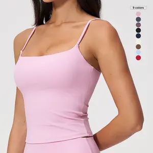 GIAFIRE Women’s sports tank top, shaping support, breathable quick-dry, yoga, gym, workout apparel with tummy control