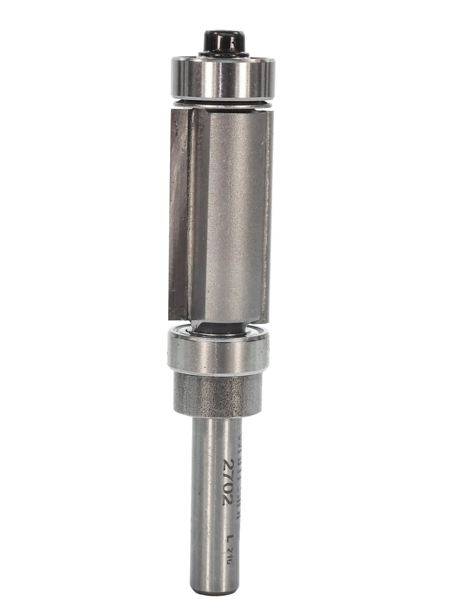 Whiteside 2702 Combo Flush Trim Router Bit - 1/2CD, 1/4SH, with Bearing Guides for Template Work