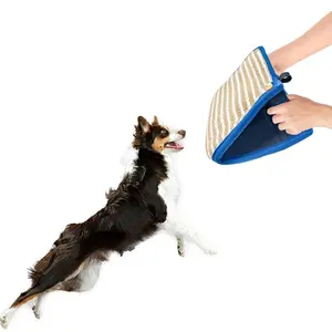 Double Handle Dog Bite Target, Jute Material, Chew and Gnaw Training Equipment, Suitable for Large and Small Dogs