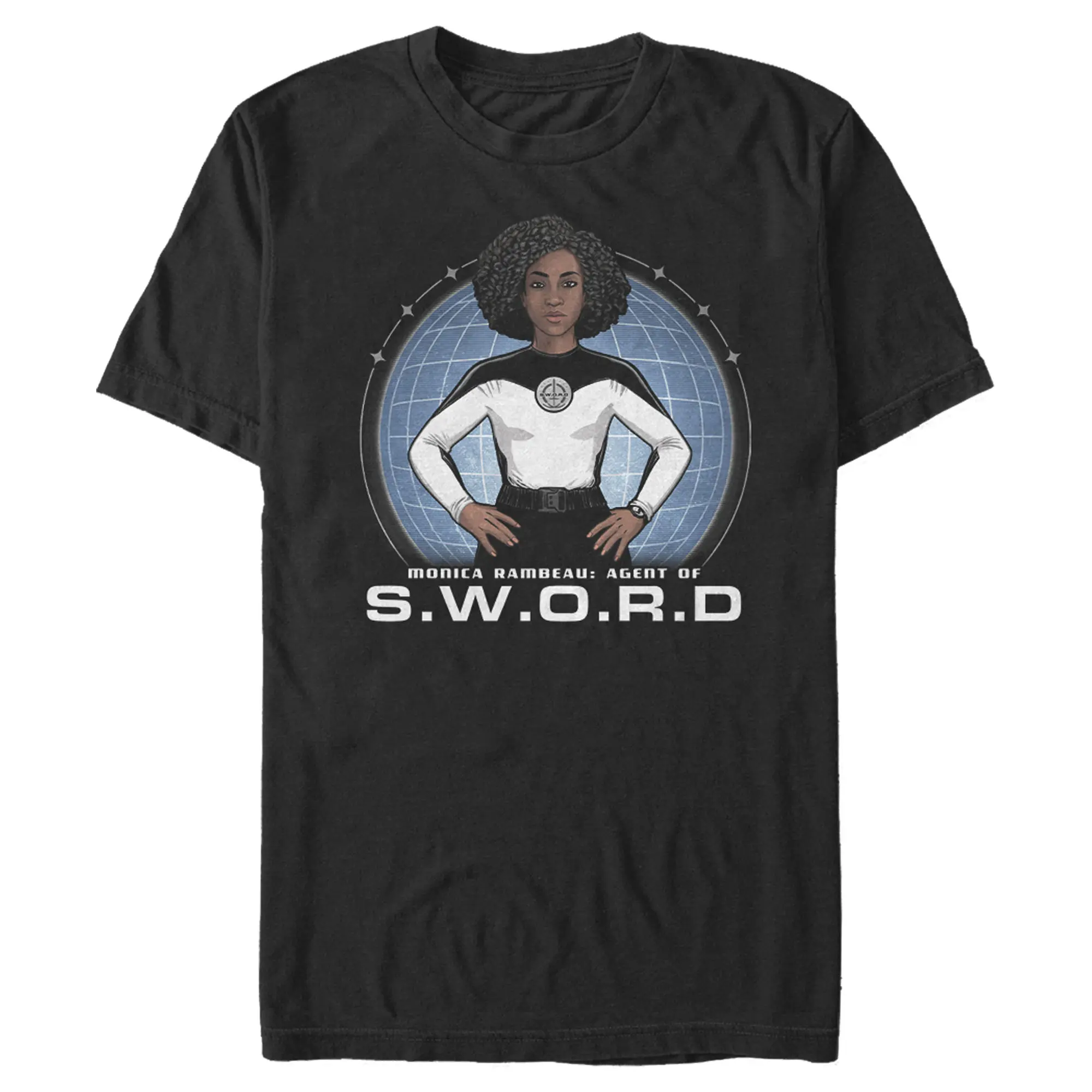 Men's Marvel WandaVision Monica Rambeau Agent of S.W.O.R.D T-Shirt