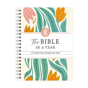A4 Big Size, The Bible Study Journal In A Year, 52-Week Study Plan, 365-Days Spiral Structured Bible Study Workbook And Journal, Ideal Christmas Gift For Women And Men, Holiday Book Gift, Prayer & Reflection Notes, Ideal Christian Workbook