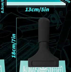 Kunaisi Sqeegee 13cm/5in  Dual Size Scraper Tool for Efficient Cleaning