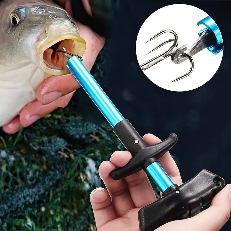 T-shaped Fish Hook Remover, Fishing Hook Quick Removal Device, Fishhook Removal Tool, Essential Fishing Accessory, Flyfishing, Solocamping, Picnicaest