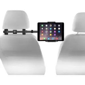 Tablet Holder for Car Headrest - Adjustable iPad Headrest Mount for Car - Super Secure Car iPad Holder Backseat Kids - Fits All 4.7-12.9" Back Seat Devices (iPad Pro/Air/Mini, Nintendo Switch)