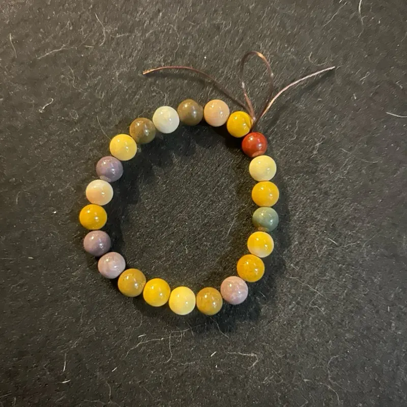 Multi colored Jade Bracelet