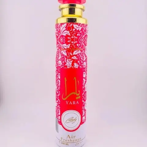 Lattafa Yara Candy EDP Room Spray Air Freshener, 300ml, Floral-Fruit-Vanilla Blend Aroma, Single Item for Women, Suitable for Home-Car