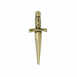 Dagger Gold Lapel Pin