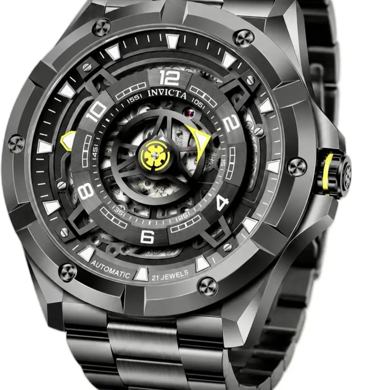 Invicta Racing Interpoint Automatic Men’s Watch - 43.5mm Black