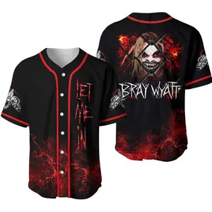 Bray Wyatt Let Me In Baseball Jersey – Dark Wrestling Shirt, Fan Gift Idea