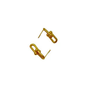 SE001 Paperclip earrings for Men & Women Elegant Evening Accessory
