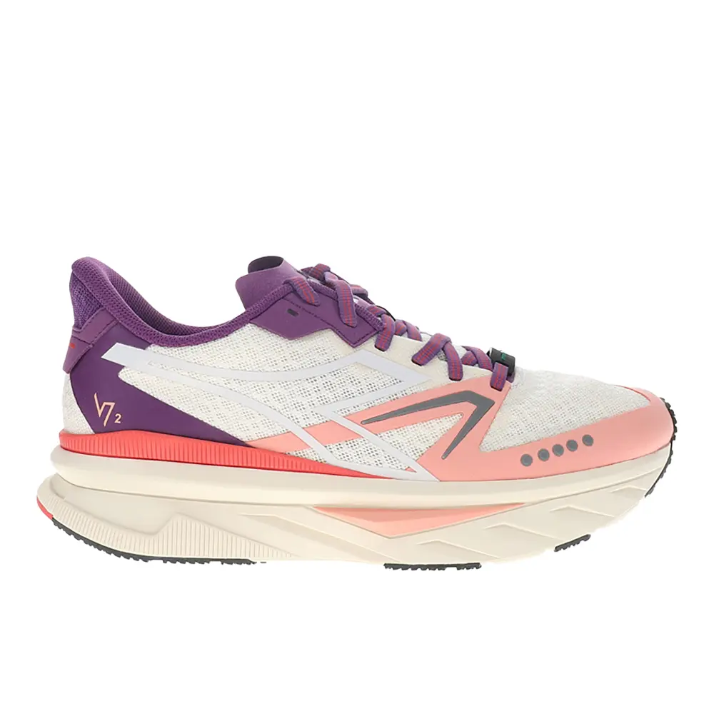 diadora Mens Atomo V7000-2 Running Sneakers Shoes - Pink, White
