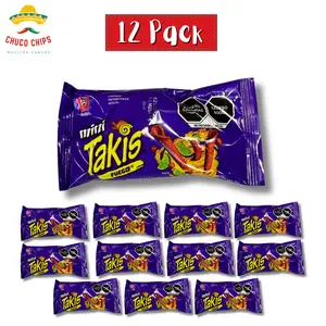 Mini Takis Fuego 12 mini bags of 35 grams each chips wholesale mexico