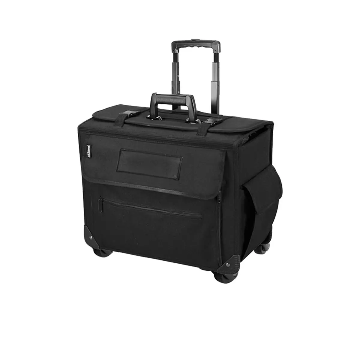 212 MAIN Men's 4-Wheel Spinner Computer Briefcase - Polyester Luggage with Zip-Down Pockets, Travel Must Haves