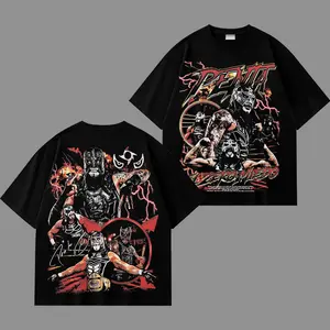 [WWE] Penta El Zero Miedo Graphic T-Shirt, Pentagon Jr Lucha Libre Mask Tee, Cero Miedo Fearless Fighter Shirt, Hardcore Wrestling Streetwear, Dark Gothic Flame Print Oversized Unisex T-Shirt featuring Penta El Zero Miedo Gift for Wrestling Fans