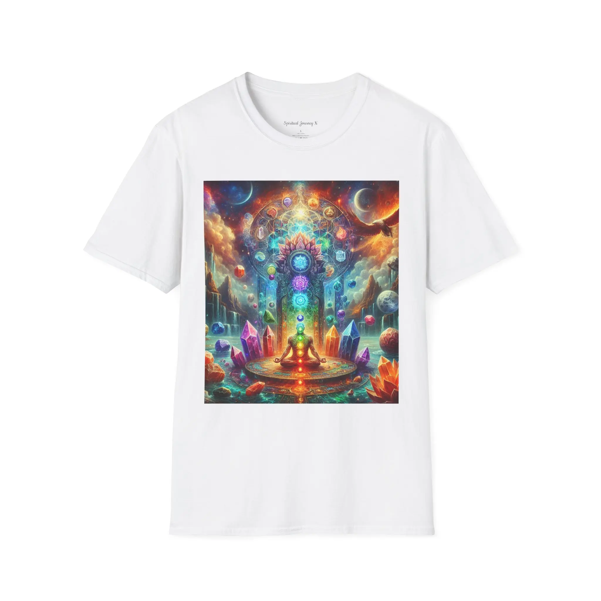 Chakra Healing T-Shirt, Spiritual Energy Tee, Meditation Shirt, Yoga Top, Mindful Clothing