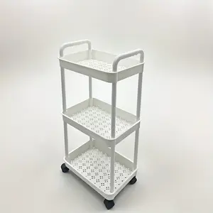 Storage rack - Easy-to-assemble storage rack for bathroom, kitchen, office and workshop, space-saving, multi-functional modern minimalist furniture