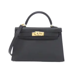 Pre-owned HERMÈS Calfskin Shoulder Bags Hermes Mini Kelly2 Epsom bag