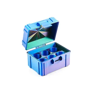 6-Slot 30 ml Hosperia BAC Vial Case | Organizer for GLP-1, Peptides, Research