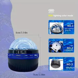 Polaris Star Projector comes with a remote control, features a minimalist design and USB power supply. Equipped with multi-color LED lights, it creates a relaxing atmosphere for home and office spaces, making it an ideal gift choice for all holidays.