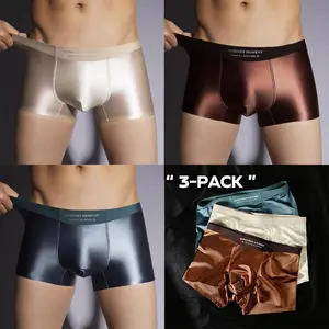 Men's Silk Boxers 3-Pack: Ultra-Soft, Cooling & Antibacterial Menswear