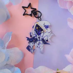 Silent Salt Cookie Acrylic Charm / Accessory