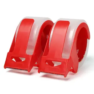 Clear Packaging Tape with Dispenser 2Pack 1.88Inches X 55Yds Clear Packing Tape for Shipping and Moving,  Sealing   Box Types