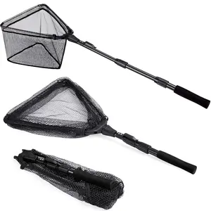 Extendable Fishing Net, Nylon Fishing Net, Collapsible Fishing Net, Gifts For Fishing Lovers