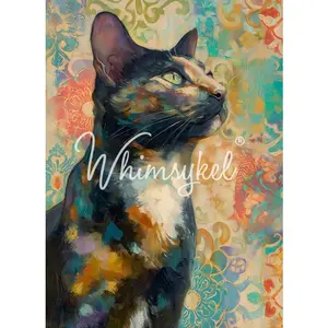 Whimsykel - Tortoise Shell Cat Decoupage Paper (21x29 Size)