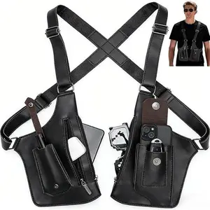 Underarm shoulder bag with built-in anti-theft hidden storage pockets for phones and outdoor gear. Lightweight and multi-functional, suitable for cycling, hiking, and various sports.  Weapons are prohibited`