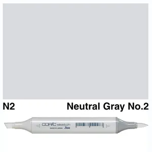 Copic - Sketch Marker - Neutral Gray No. 2 - N2