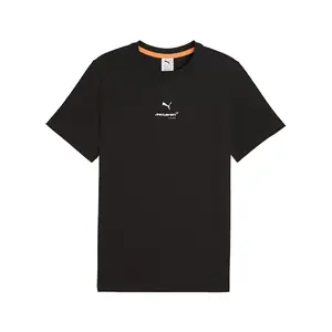 PUMA Mens Mclaren Racing Crew Neck Short Sleeve Casual Tops Casual - Black