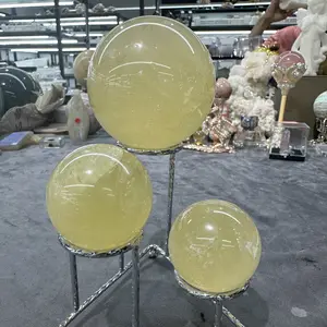 calcite sphere Natural Crystal Home Ornament