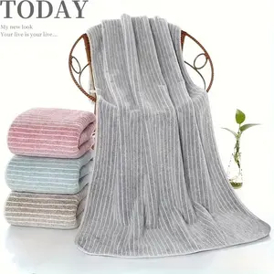 Large Bath Towel, Coral Fleece Absorbent Quick-Dry, Perfect for Gym Camping Sweat Hair Drying, Christmas Valentine's Gift, Super Absorbent Towel
