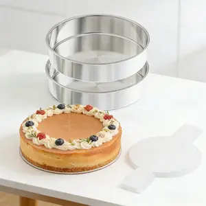 Baking Pan with 50 Sheets Parchment Paper, Non-Stick Multi-Purpose Tray for Cake, Rice Cake, Desserts, Home Kitchen & DIY Baking Tools Set