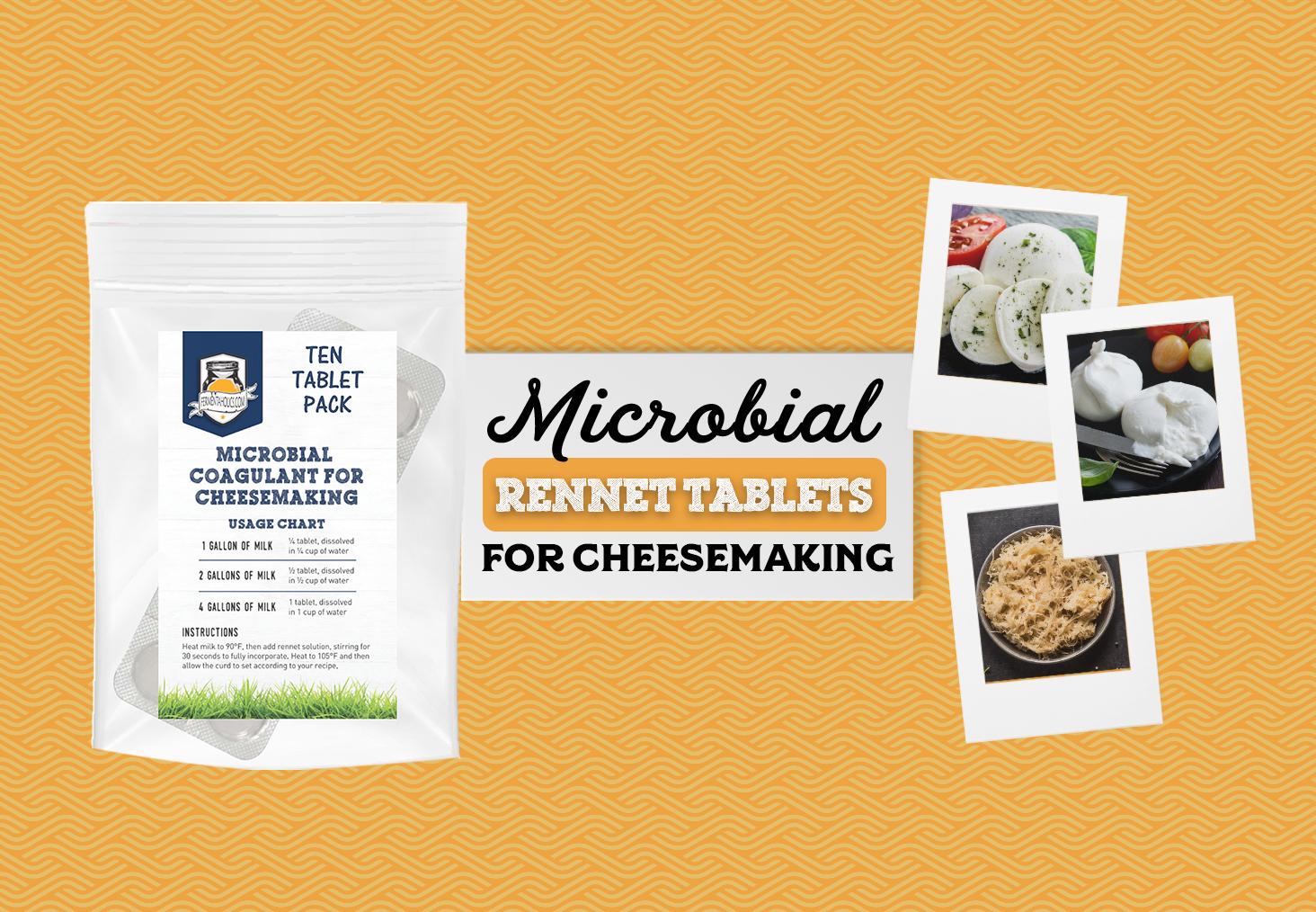 Microbial Rennet Tablets For Cheese Making